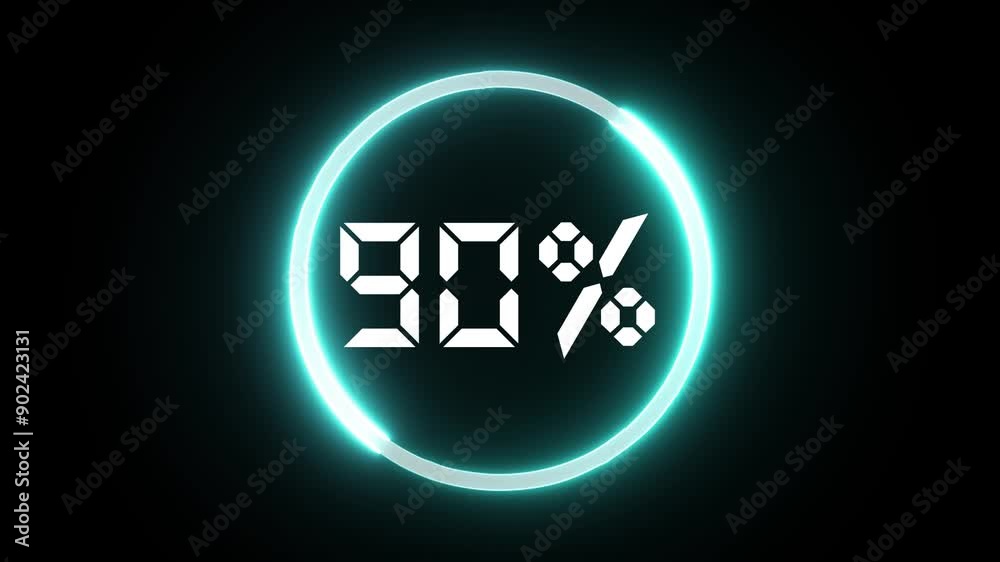 Loading animation video, Uploading progress bar animation loading ...