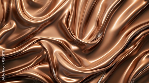 Chocolate background texture brown milk wave liquid cocoa cream swirl choco abstract dark coffee Texture flow chocolate background gradient splash pattern color satin ripple creamy 