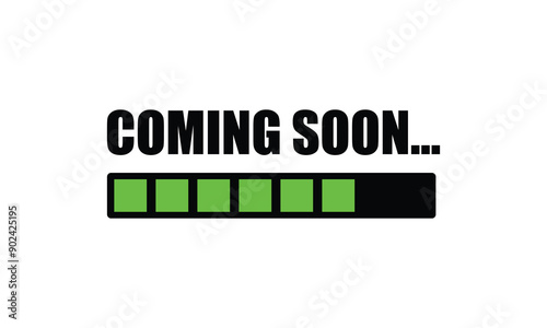 Coming soon loading. No image, coming soon page icon with background.