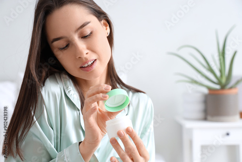 Beautiful young woman with ...