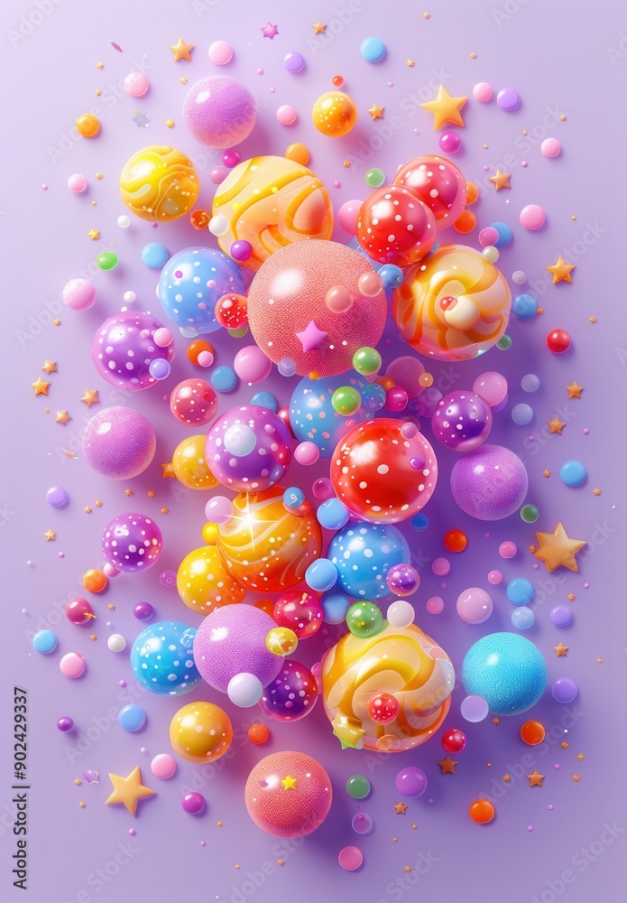 balls on white background balls on white background