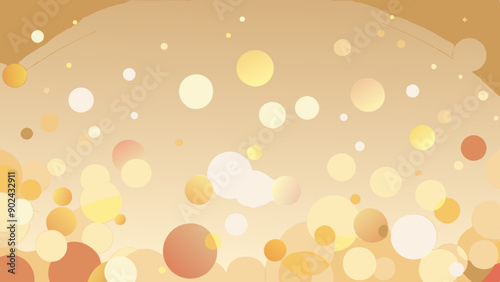 Abstract Cream Background with Delicate Gradient and Bokeh Effect of Blurred Festival Lights for Festive Season Campaigns and Celebratory Announcements