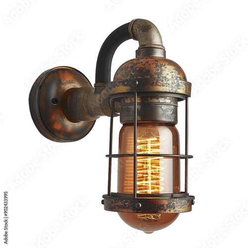 Vintage Industrial Wall Lamp