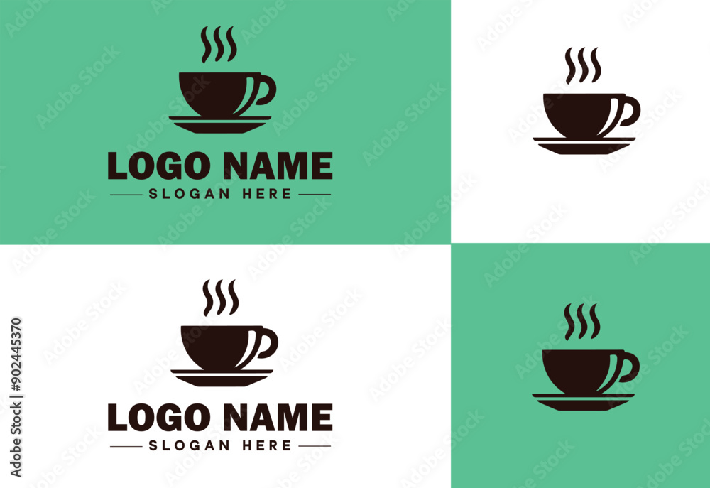 Cafe icon Coffeehouse Bistro Café bar flat logo sign symbol editable vector Cafe icon Coffeehouse Bistro Café bar flat logo sign symbol editable vector