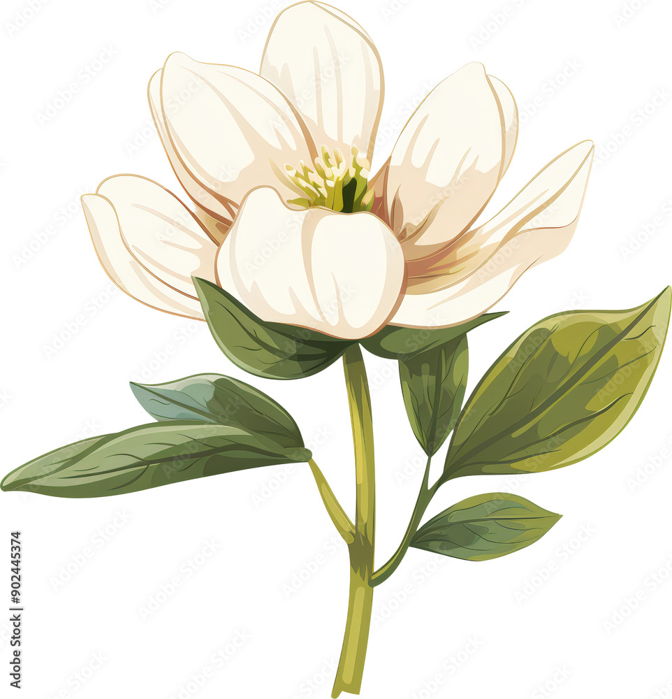 Delicate white flower