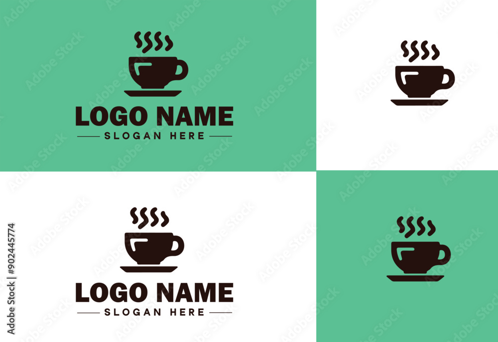 Cafe icon Coffeehouse Bistro Café bar flat logo sign symbol editable vector Cafe icon Coffeehouse Bistro Café bar flat logo sign symbol editable vector