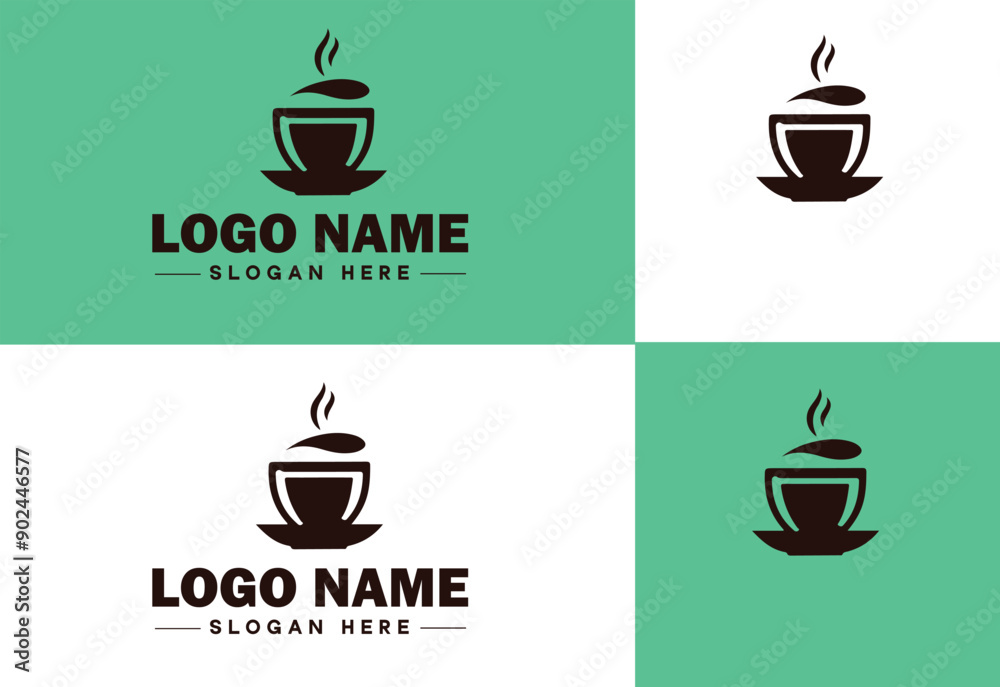 Cafe icon Coffeehouse Bistro Café bar flat logo sign symbol editable vector Cafe icon Coffeehouse Bistro Café bar flat logo sign symbol editable vector