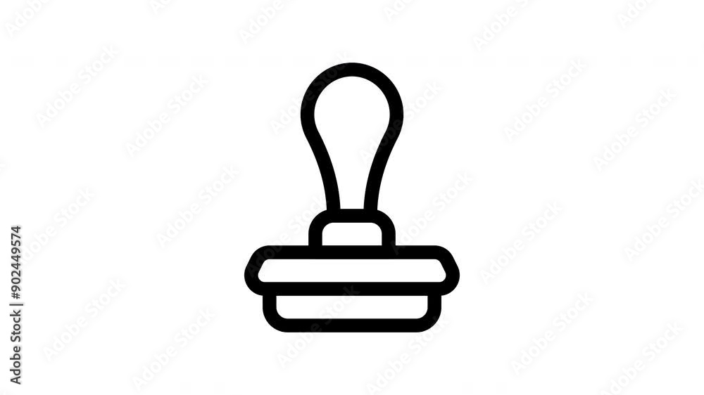 stamp animated icon