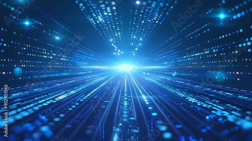 Digital Highway: A Futuristic Vision of Connectivity and Progress
