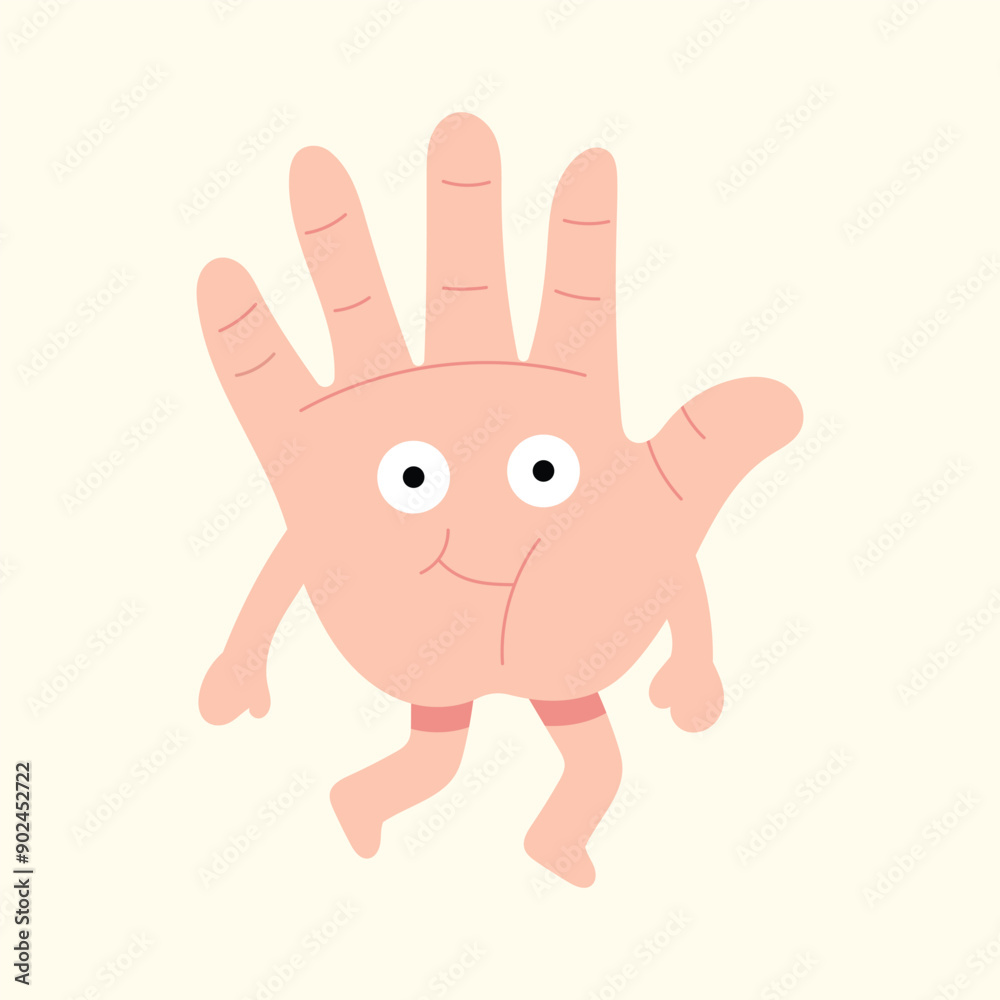 Fototapeta premium Illustration Fingers Organs