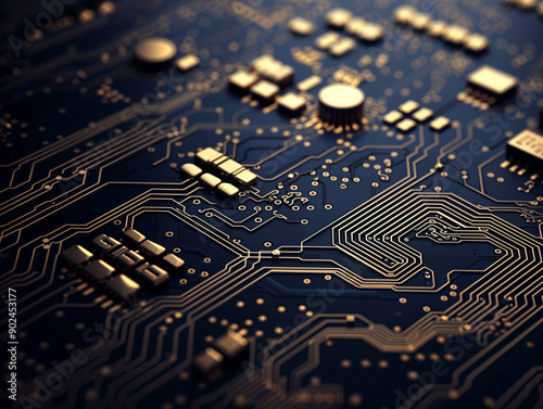 Circuit board background Electronic computer hardware technology 
 photo