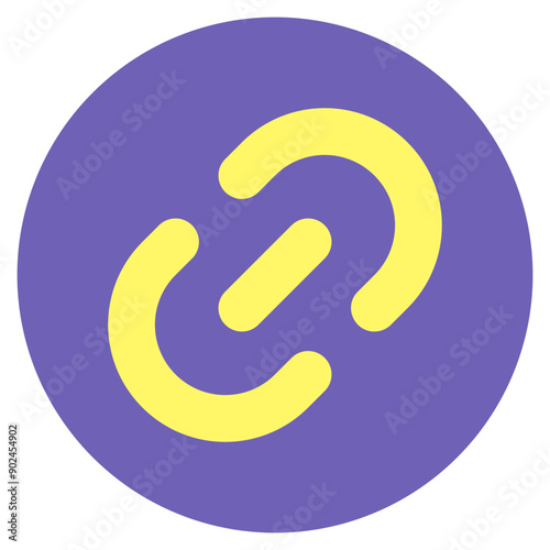 Vector Icon Link, Chain, Connect, Join, Linked, Durable