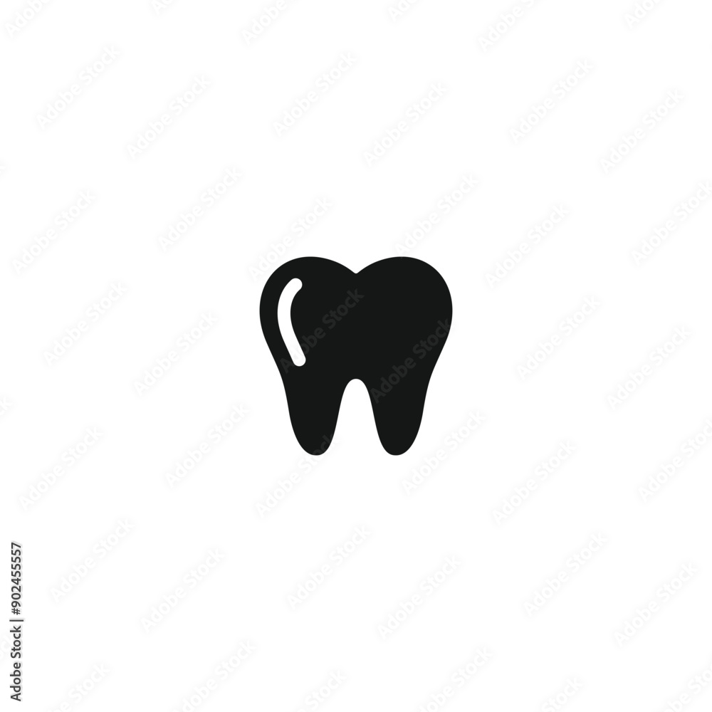 Tooth icon vector. EPS 10 editable vector Tooth icon vector. EPS 10 editable vector