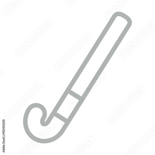 hockey Vector Line Grey Icon Design