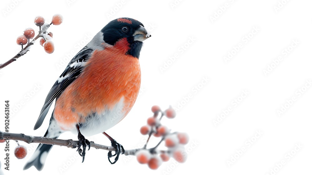 Close-up of a Eurasian Bullfinch Close-up of a Eurasian Bullfinch
