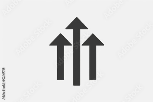 Free Download Three arrows with different lengths and shapes pointing in opposite directions - GFXLoad
