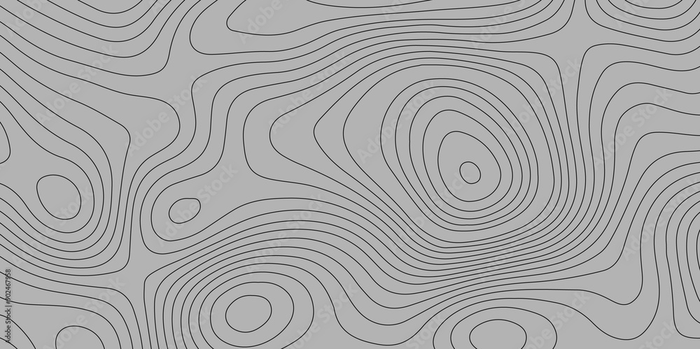 Topography black wave line contour map background design. gray background and black line background. modern design Imitation geographical map vector illustration. Topography black wave line contour map background design. gray background and black line background. modern design Imitation geographical map vector illustration.