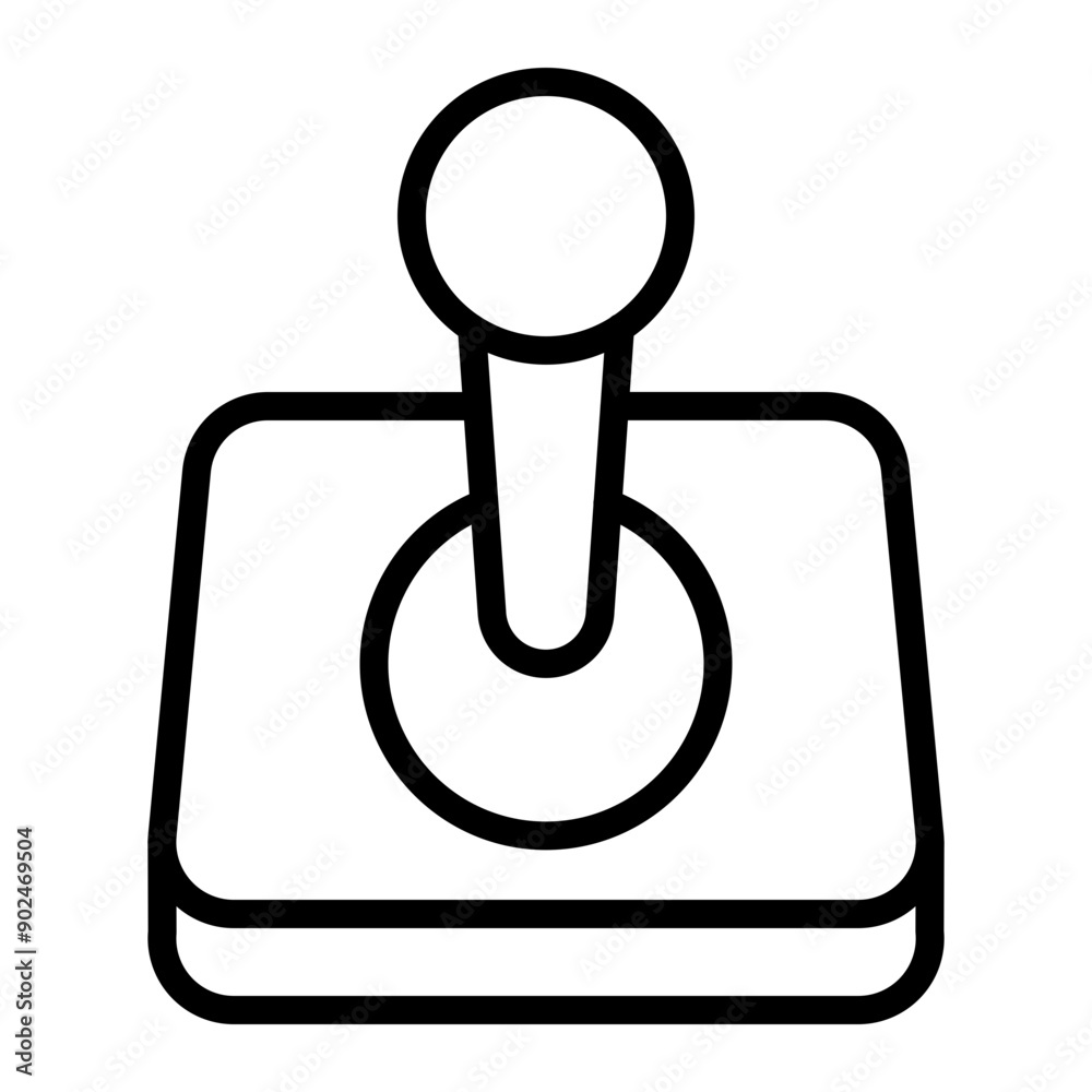 Joy Stick Vector Line Icon Design Joy Stick Vector Line Icon Design