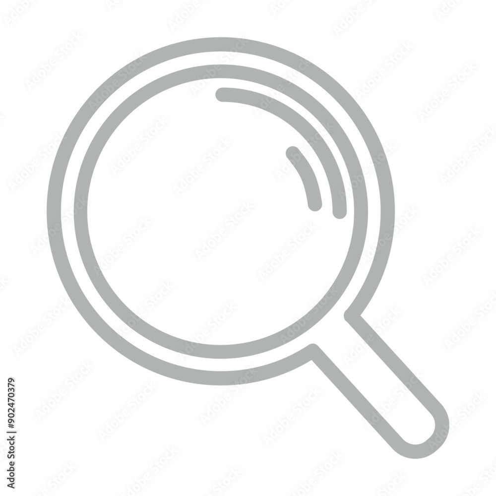 search Vector Line Grey Icon Design search Vector Line Grey Icon Design