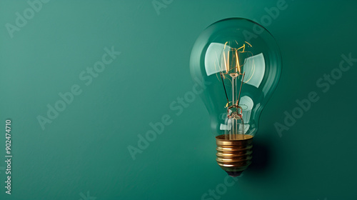 Light bulbs concept,ideas of new ideas with innovative technology and creativity.with beautiful background