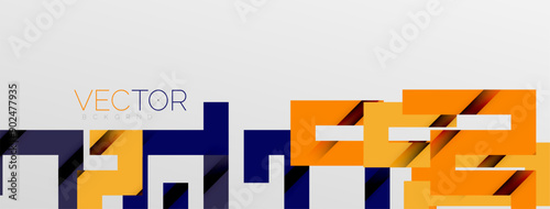 Color bend lines with shadow texture effect. Vector Illustration For Wallpaper, Banner, Background, Card, Book Illustration, landing page