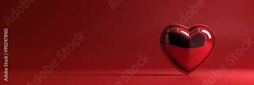 Heart Icon, Love Symbol Valentine Silhouette Wedding Pictogram Simple Heart