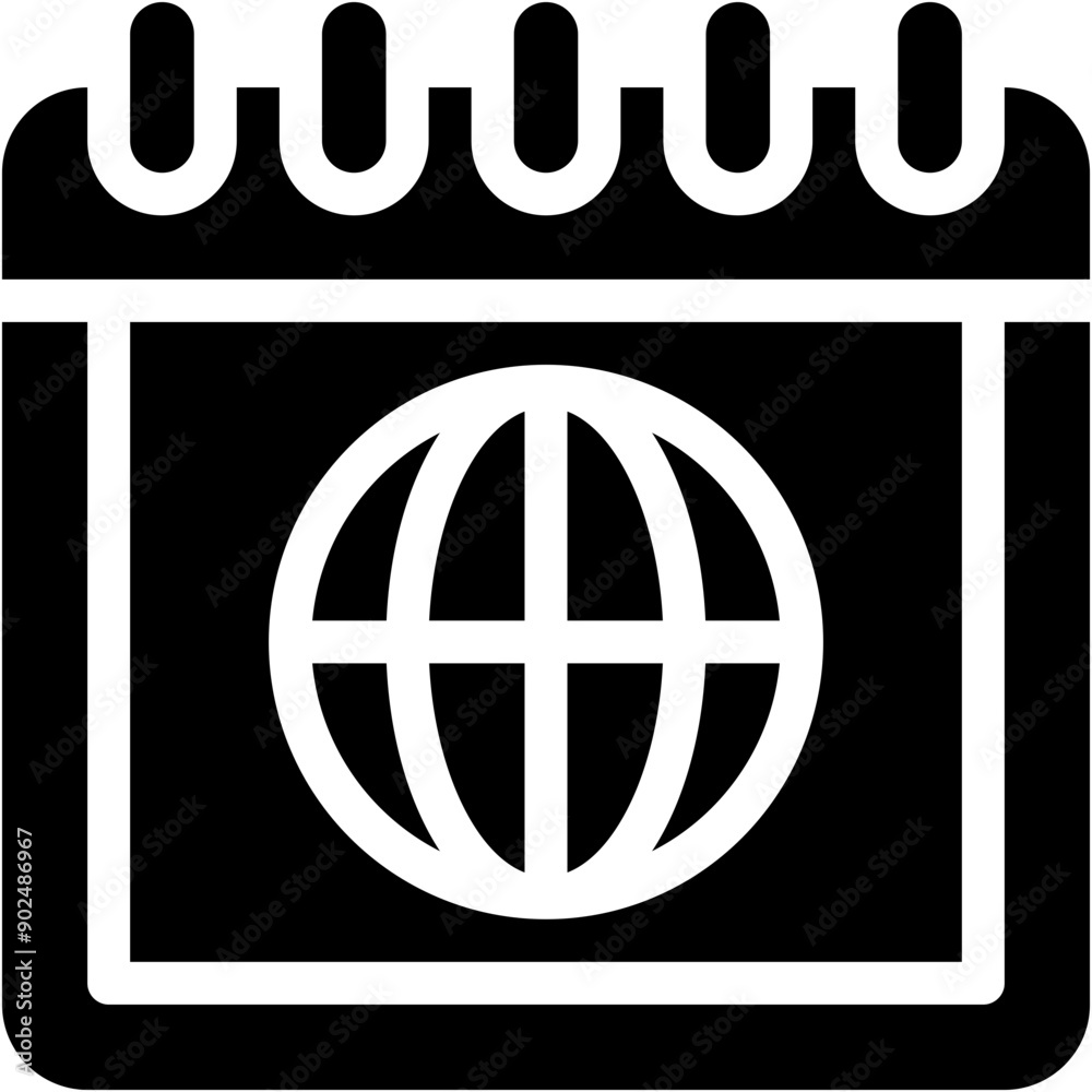 Vector Icon Global, Calendar, Time And Date, Schedule, Event Vector Icon Global, Calendar, Time And Date, Schedule, Event