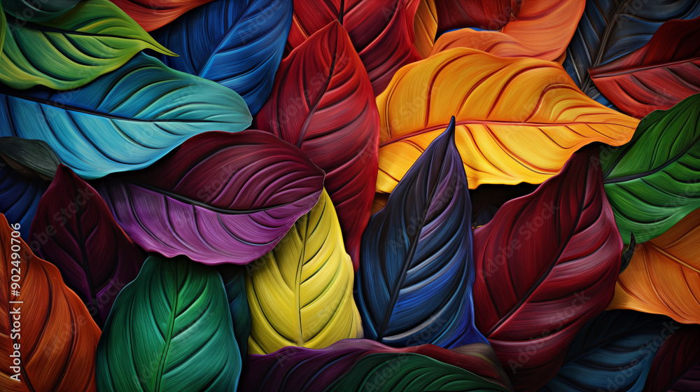 Colorful autumn leaves. Colorful autumn leaves.