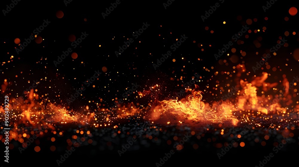 close up fire smoke, fire flames against dark background. close up fire smoke, fire flames against dark background.