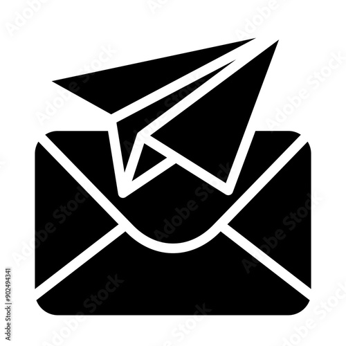 Send Vector Glyph Icon Design