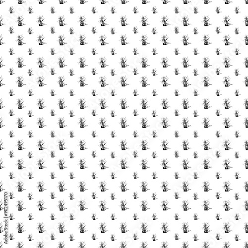 Mandala pattern black and white