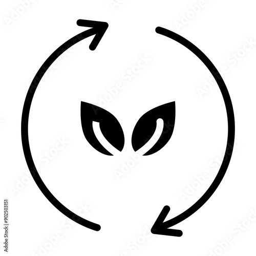 Reuse Vector Glyph Icon Design