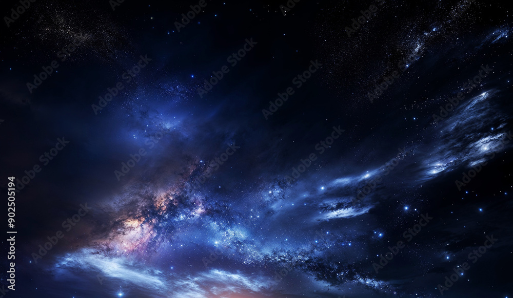 Night sky with stars and nebula as background
Night sky with stars and nebula as background