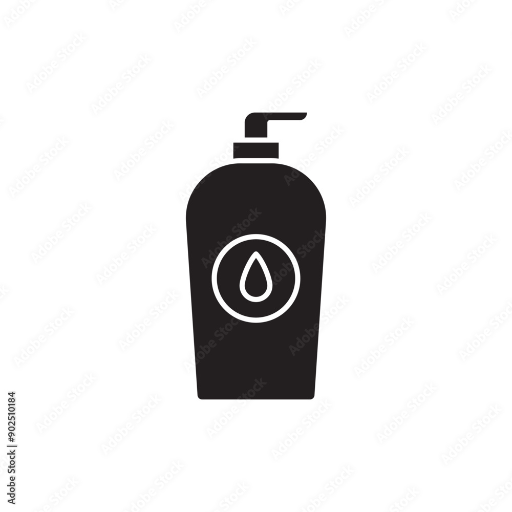 Fototapeta premium Face cleanser icon design, isolated on white background, vector illustration