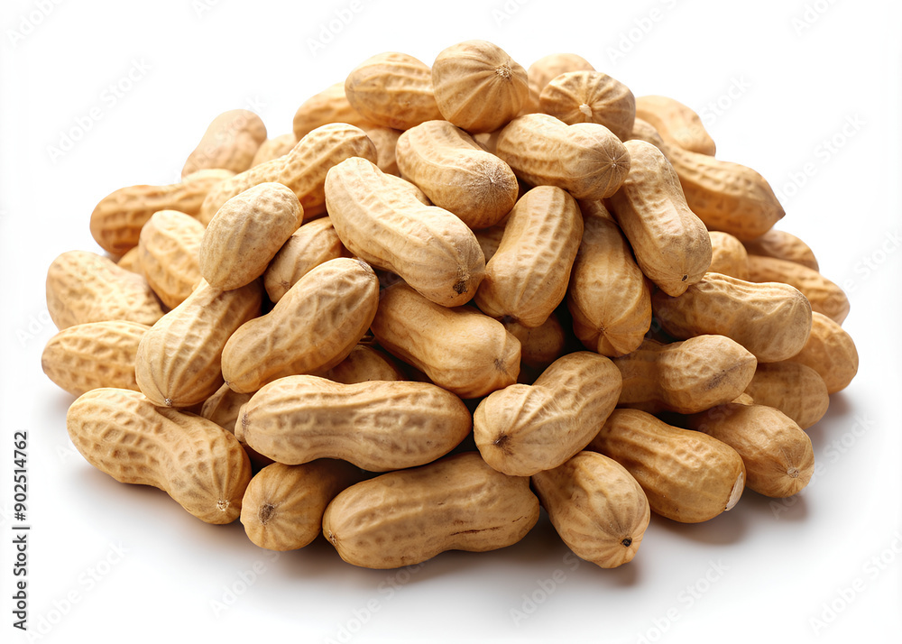 Peanuts isolated on white background. clipping path Peanuts isolated on white background. clipping path