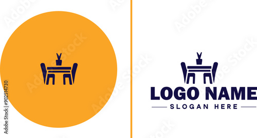 Furniture rental icon Furniture leasing Furniture hire Furniture borrowing flat logo sign symbol editable vector