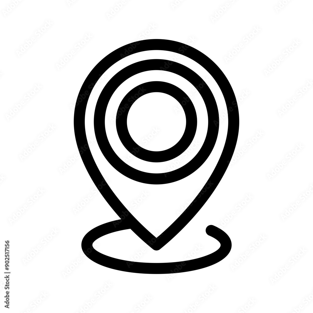 Place Icon Vector Symbol Design Illustration