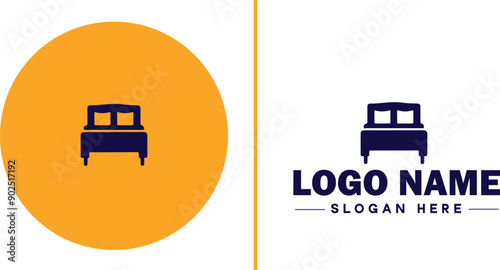 Furniture rental icon Furniture leasing Furniture hire Furniture borrowing flat logo sign symbol editable vector