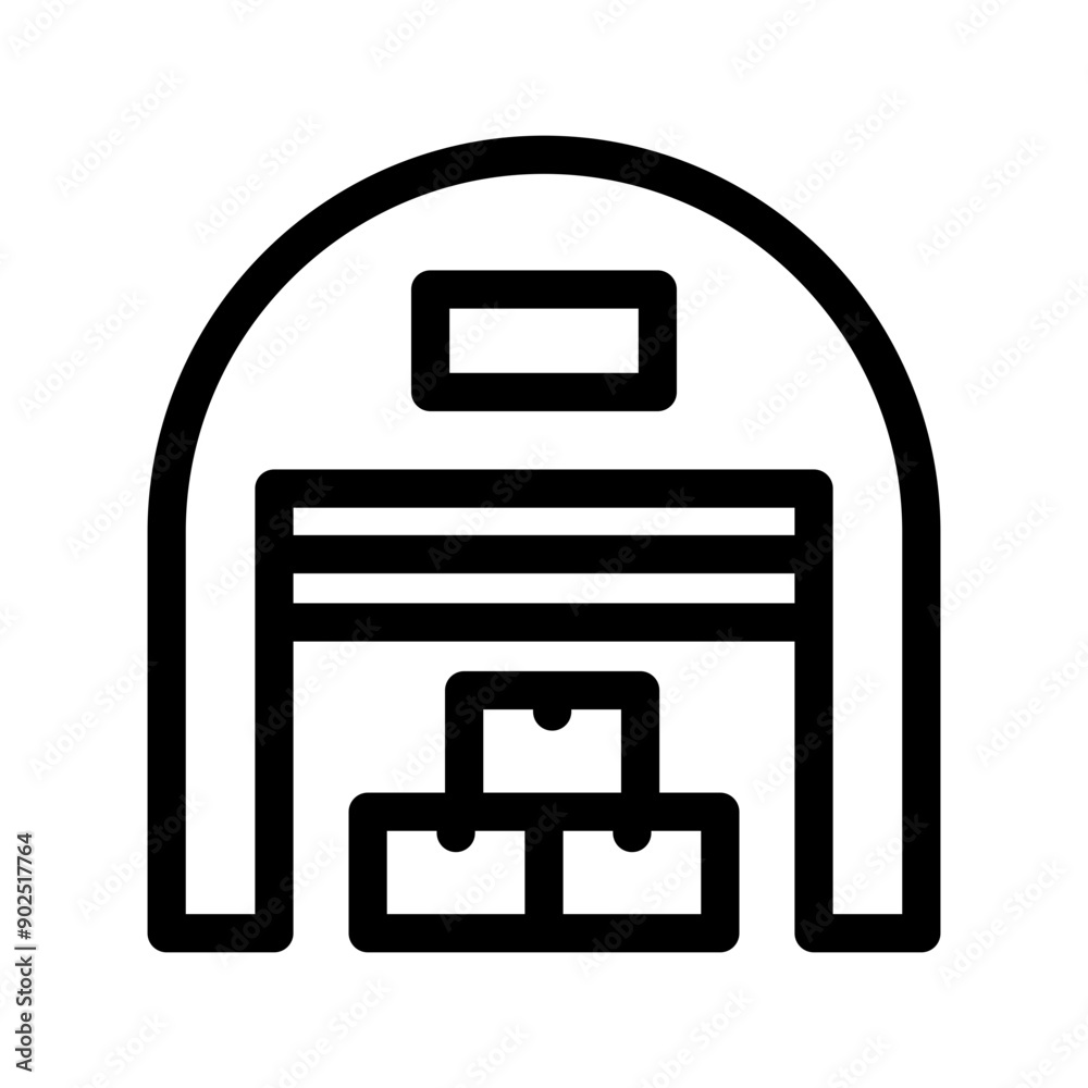 Warehouse Icon Vector Symbol Design Illustration Warehouse Icon Vector Symbol Design Illustration