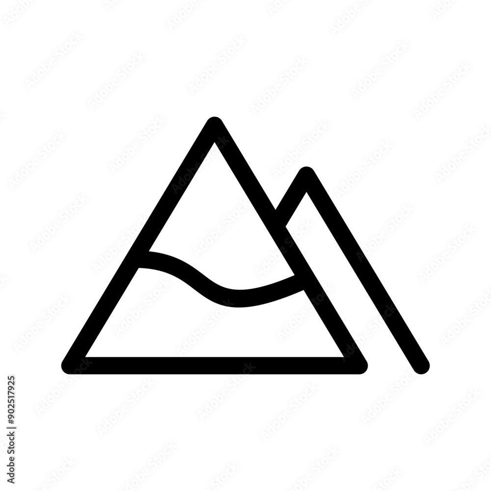 Mountain Icon Vector Symbol Design Illustration Mountain Icon Vector Symbol Design Illustration