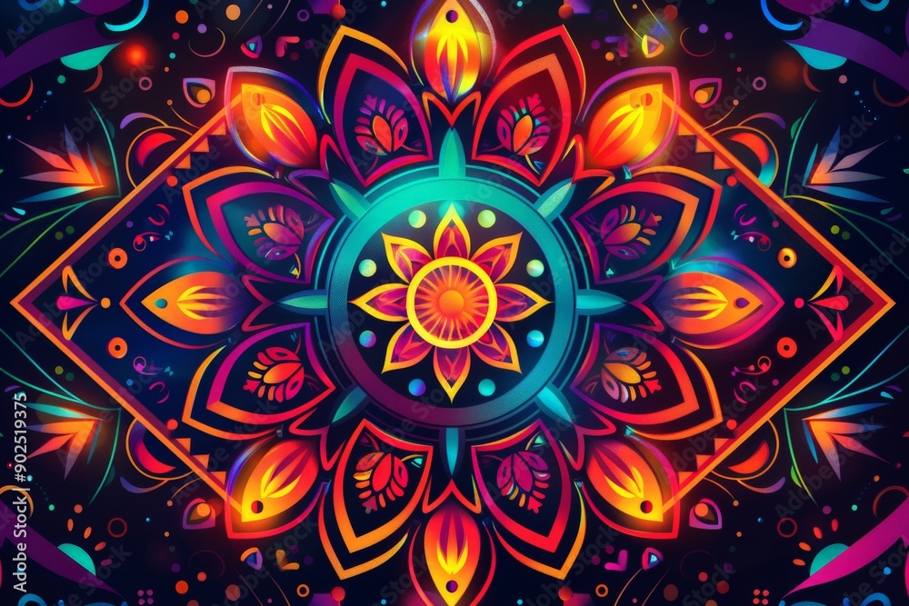 illustration diwali rangoli illustration diwali rangoli