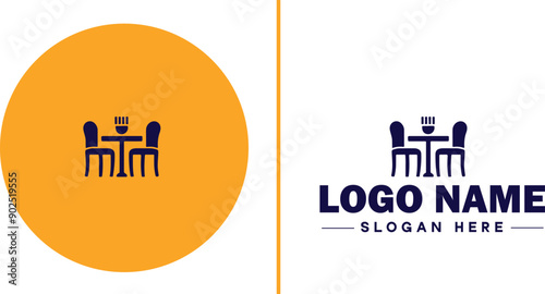 Furniture rental icon Furniture leasing Furniture hire Furniture borrowing flat logo sign symbol editable vector