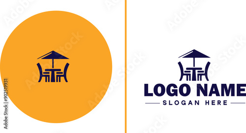 Furniture rental icon Furniture leasing Furniture hire Furniture borrowing flat logo sign symbol editable vector