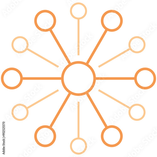 the connection of business team, the network of internet, web connected with the dot, the social media sign for communication
