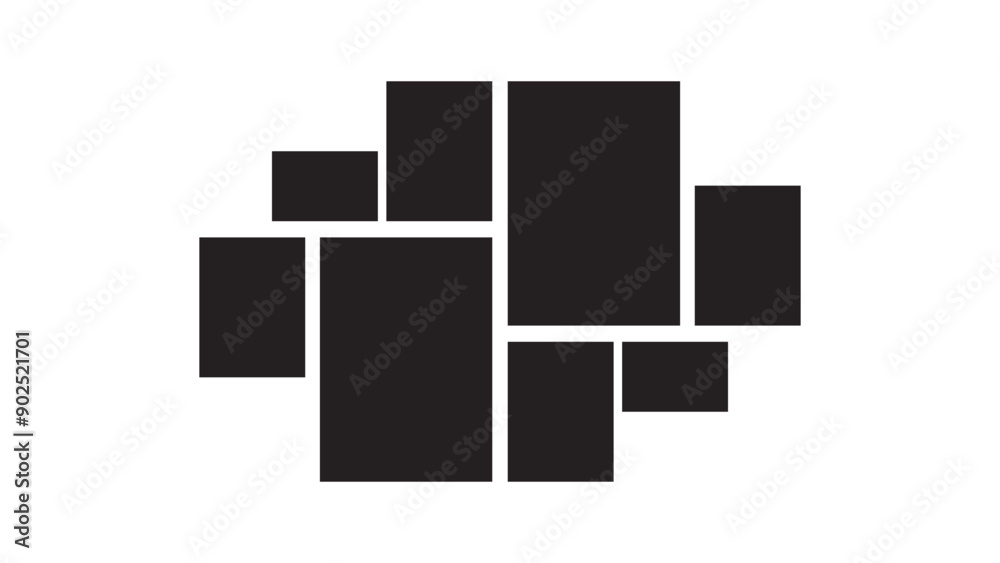 Artwork picture frame and decorative painting photo frame flat vector illustration.
Artwork picture frame and decorative painting photo frame flat vector illustration.