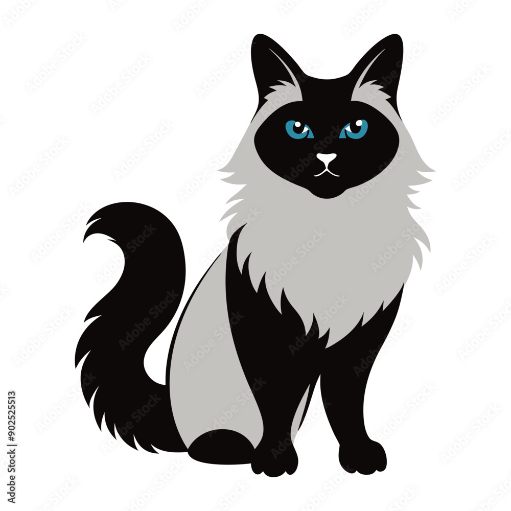 Persian Cat silhouettes and icons. black flat color simple elegant Persian Cat animal vector and illustration. Persian Cat silhouettes and icons. black flat color simple elegant Persian Cat animal vector and illustration.