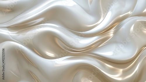 Smooth, pearl texture with elegant patterns and subtle reflections