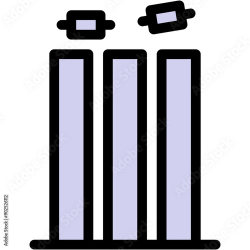 Vector Icon Wickets, Stumps, Cricket, Stick, Wickets Stick, Sport