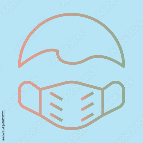 Surgical Mask icon Design