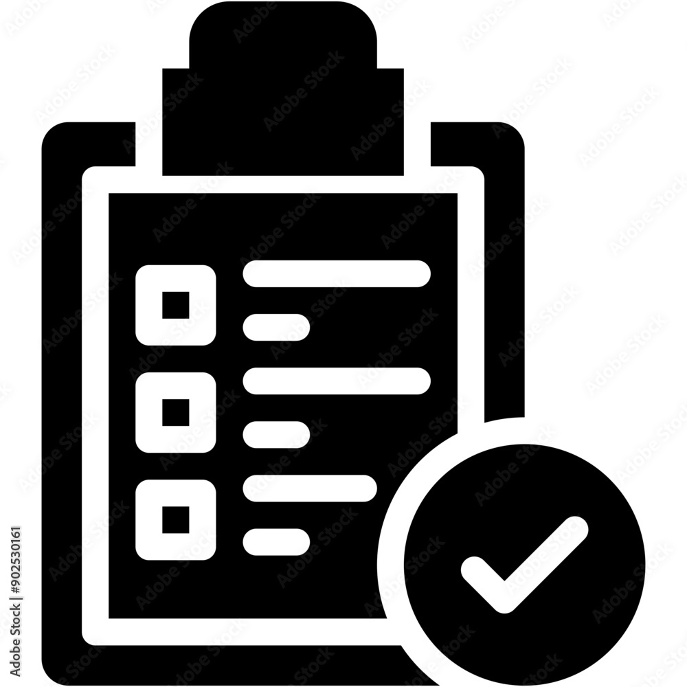 Vector Icon Check List, Clipboard, Check Mark, List, Archive Vector Icon Check List, Clipboard, Check Mark, List, Archive